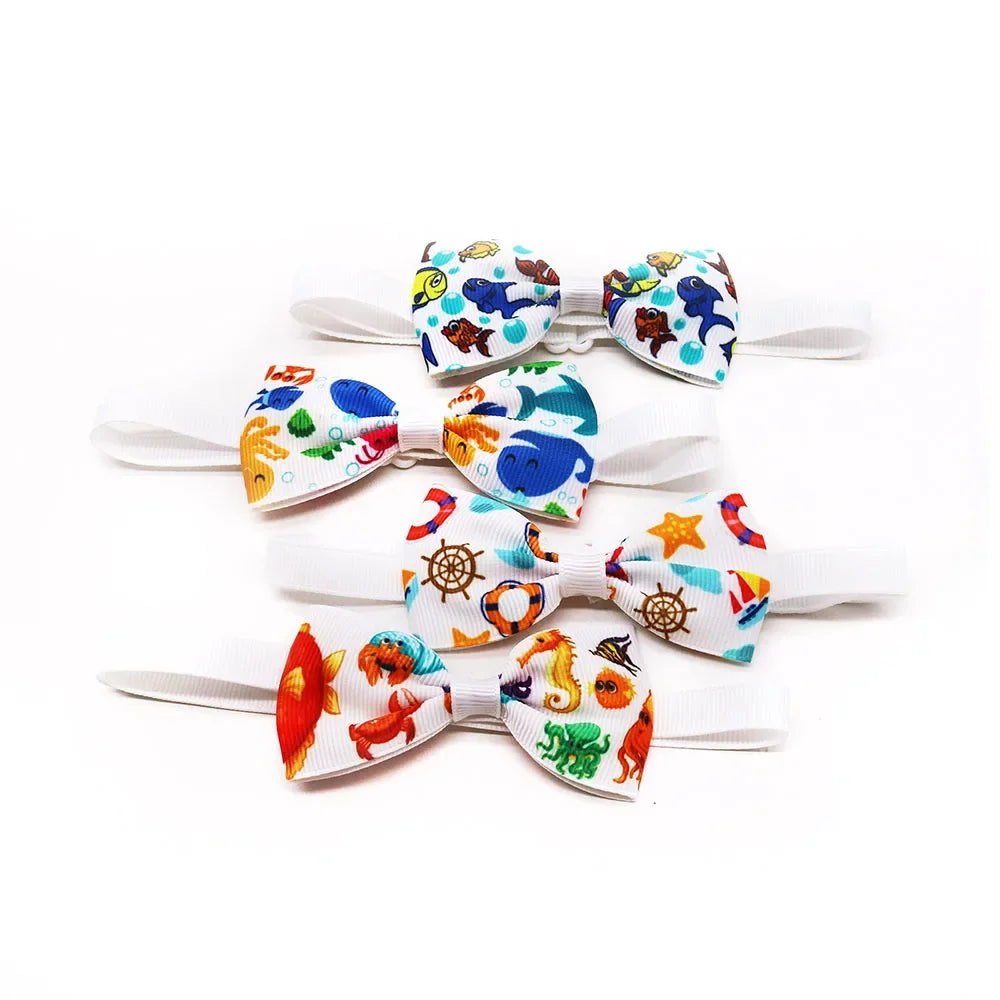 Dog Bow Tie Collar Set (20pcs)