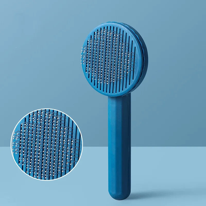 Self-Cleaning Pet Grooming Comb