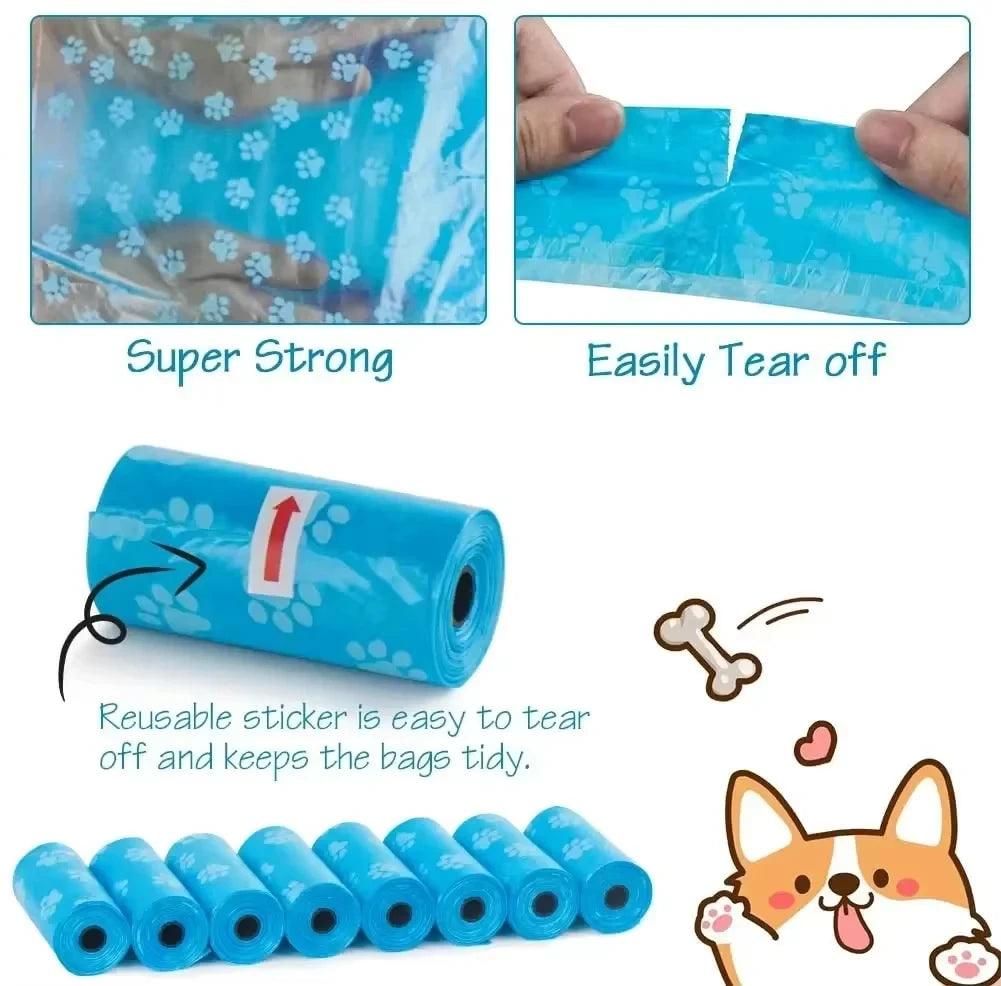 Continuous Roll Dog Poop Bags