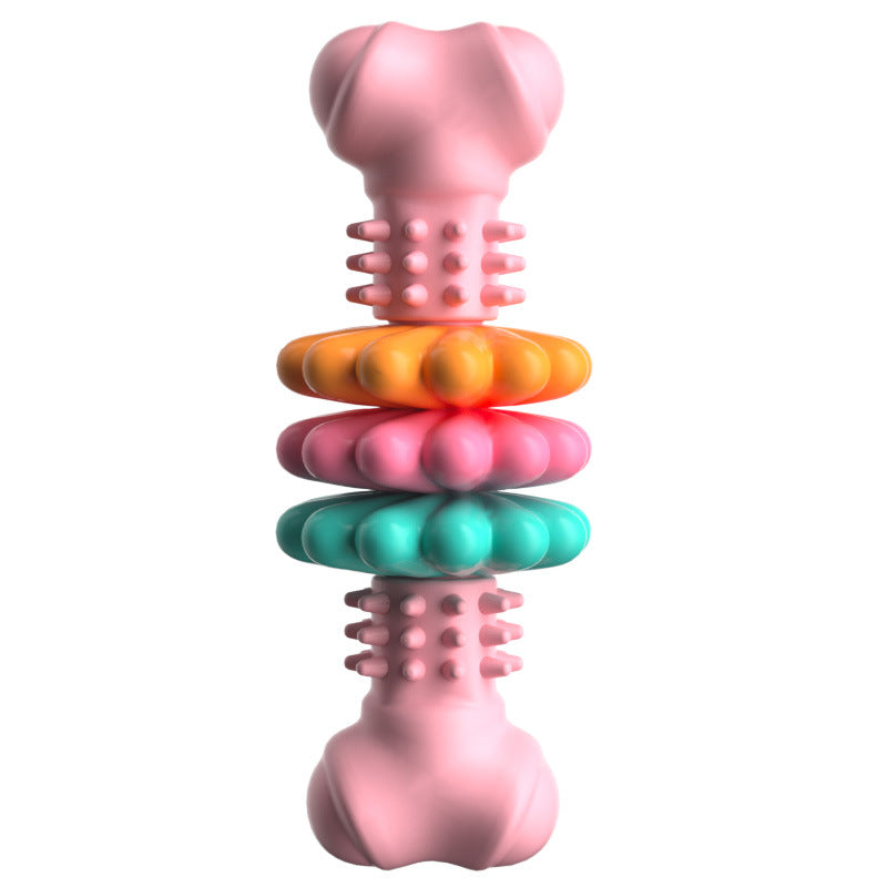 Dog Bone Chew Toy for Teeth Cleaning & Anxiety Relief