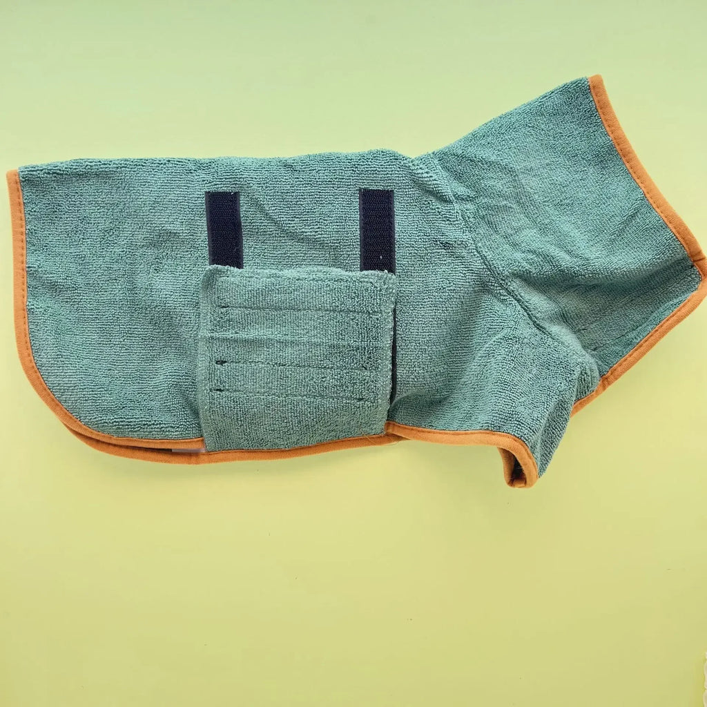 Quick-Dry Absorbent Dog Bathrobe