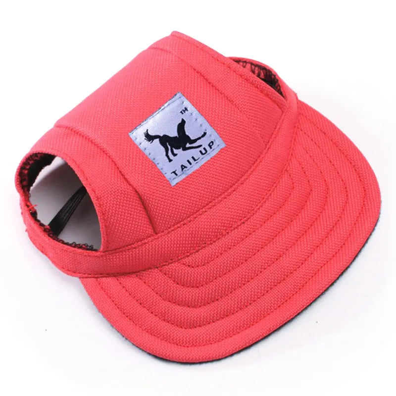 Dog Baseball Cap with Ear Holes