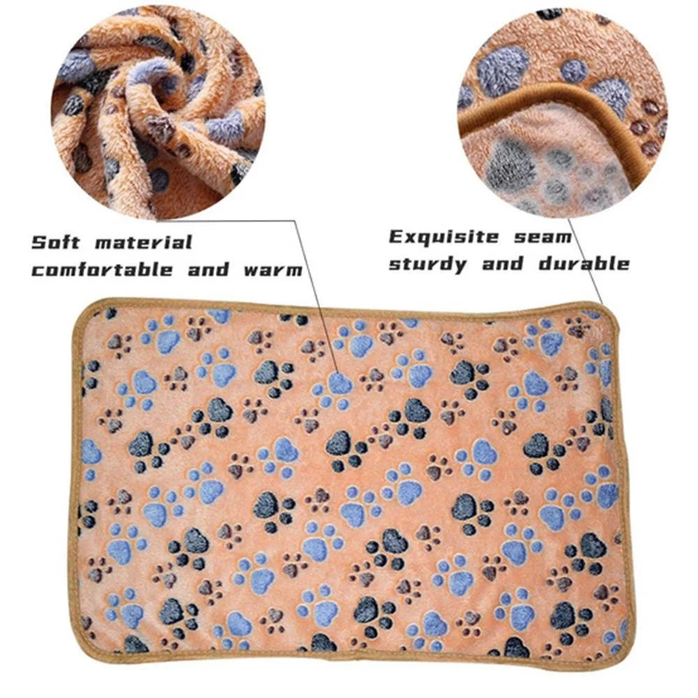 Soft Cartoon Pet Blanket