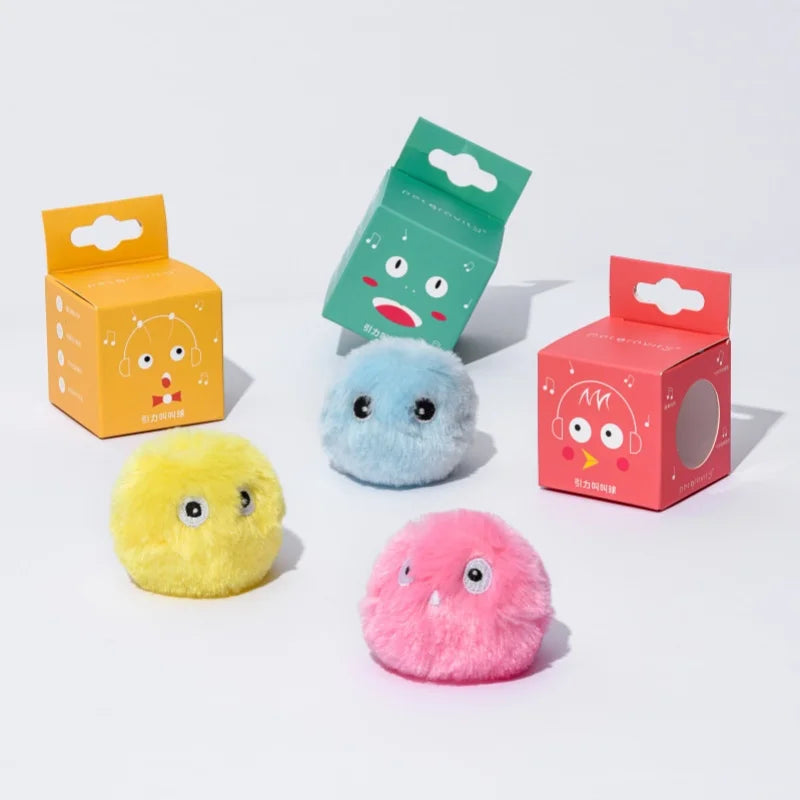 Electric Catnip Plush Ball Toy