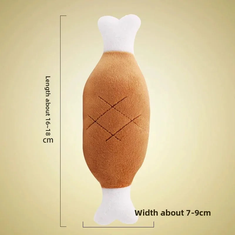 Squeaky Plush Dog Chew Toy