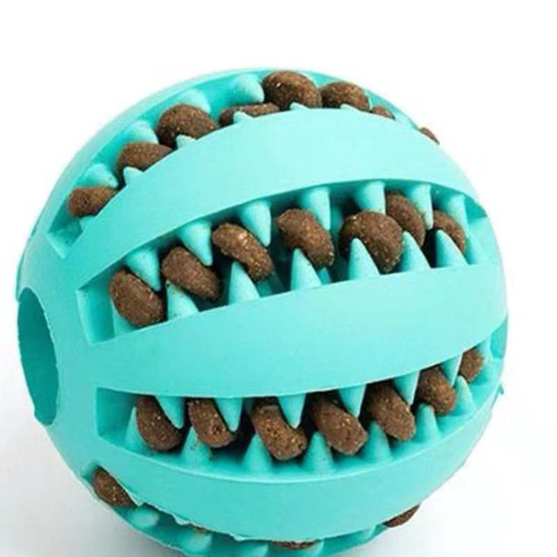 Interactive Dog Treat Dispensing Ball Toy