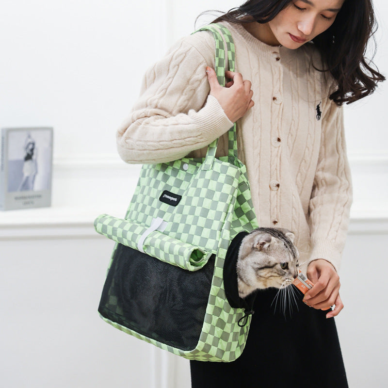 Portable Pet Shoulder Bag for Cats & Small Dogs
