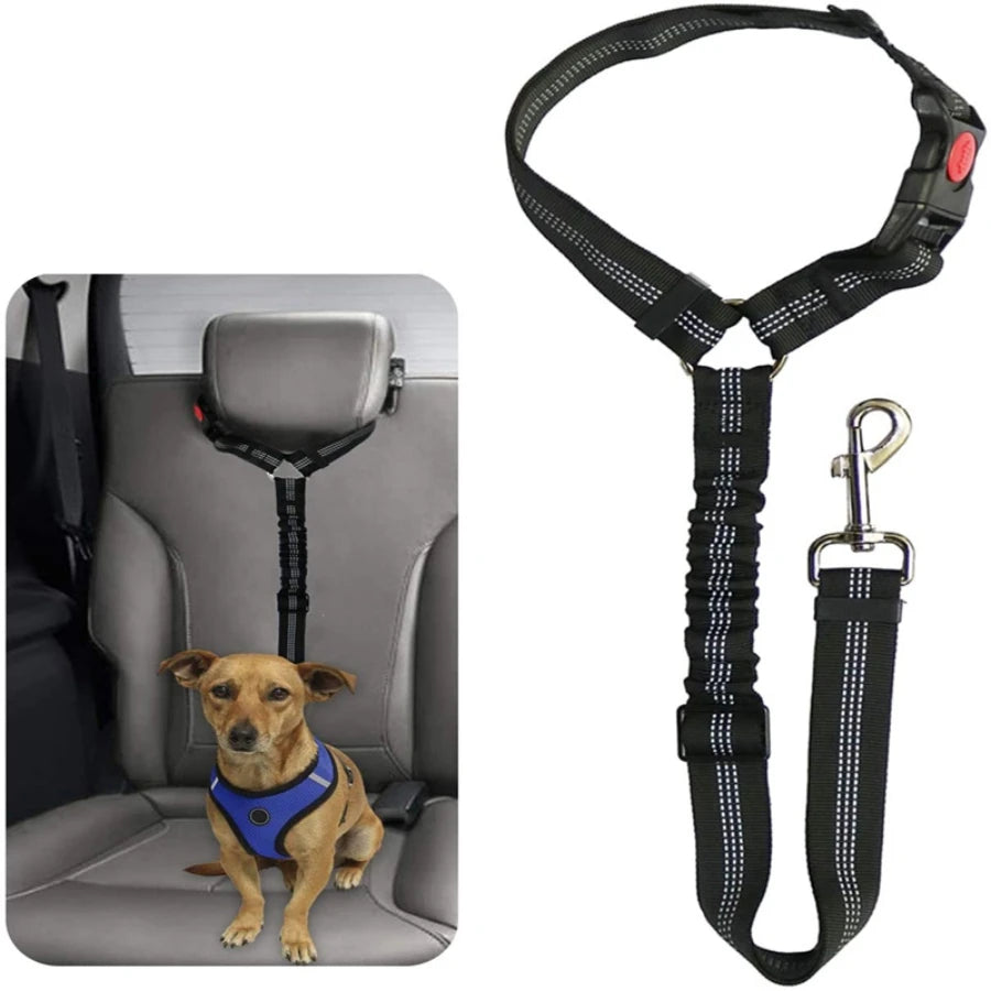 Reflective Dog Car Seat Belt Leash