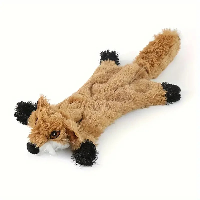 Crinkle Squeaky Plush Dog Toy