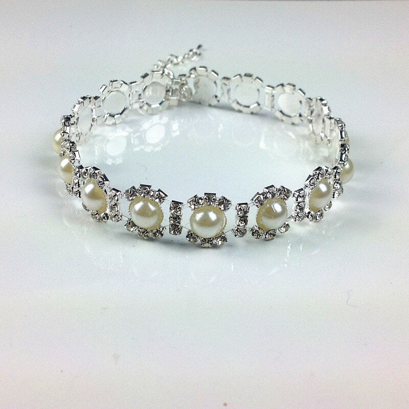 Pearl & Rhinestone Pet Collar for Cats & Dogs