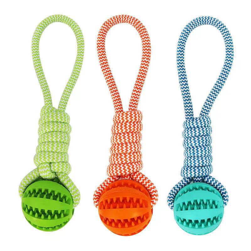 Interactive Dog Treat Dispensing Ball Toy