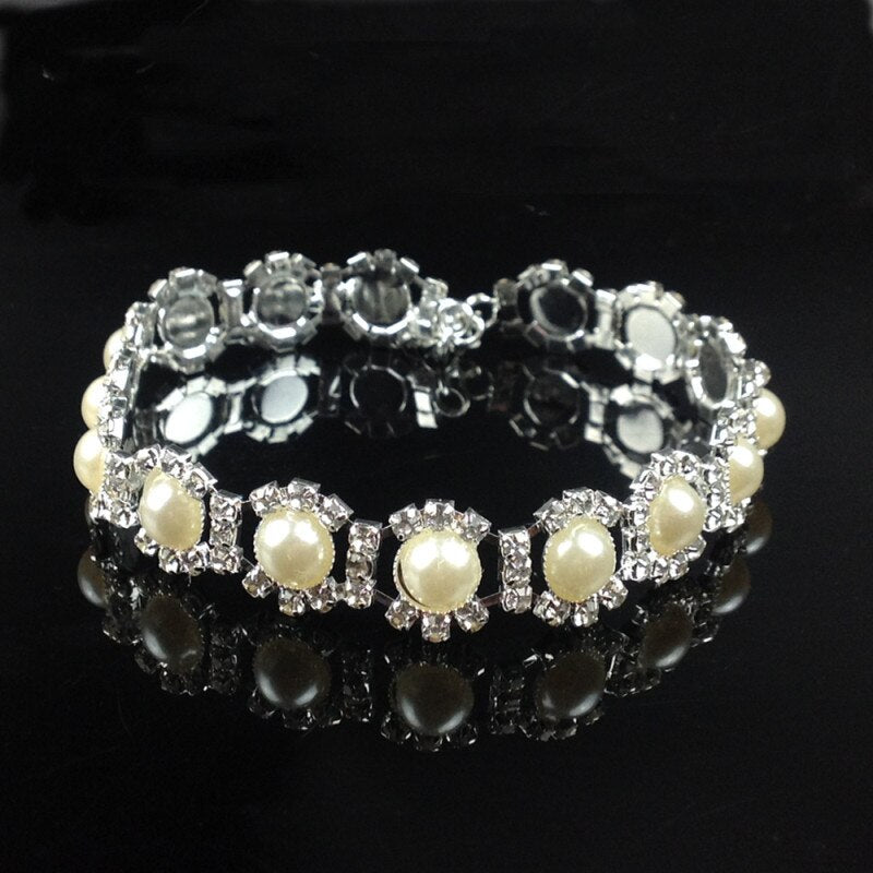 Pearl & Rhinestone Pet Collar for Cats & Dogs