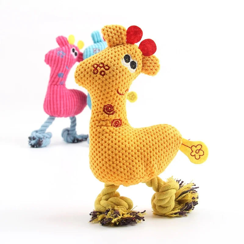 Fleece Squeaky Plush Pet Toy