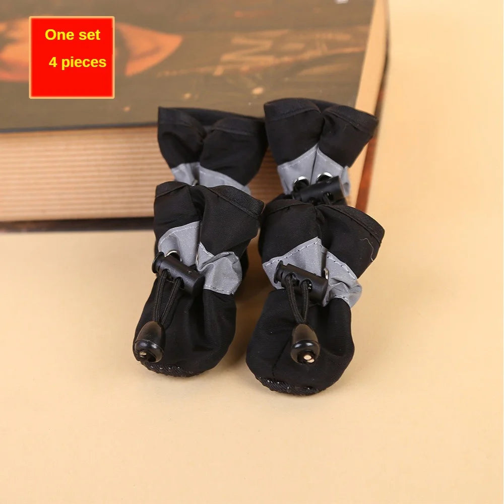 Waterproof Dog Rain Boots (4pcs)