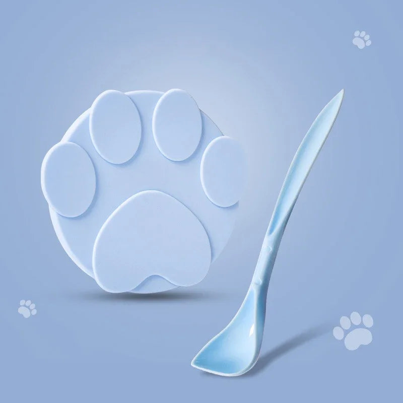 2-in-1 Silicone Pet Can Lid & Spoon