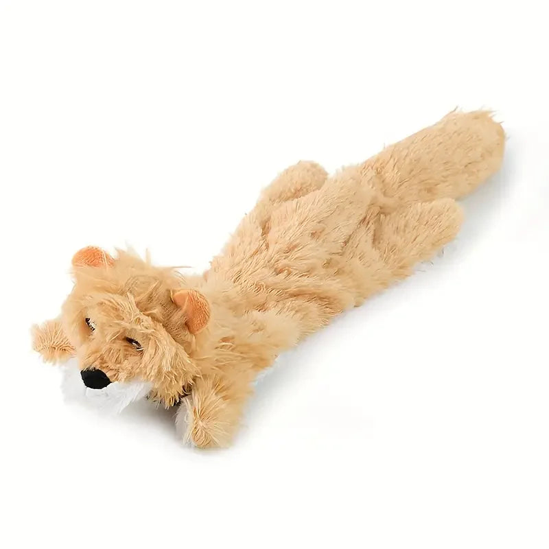 Crinkle Squeaky Plush Dog Toy