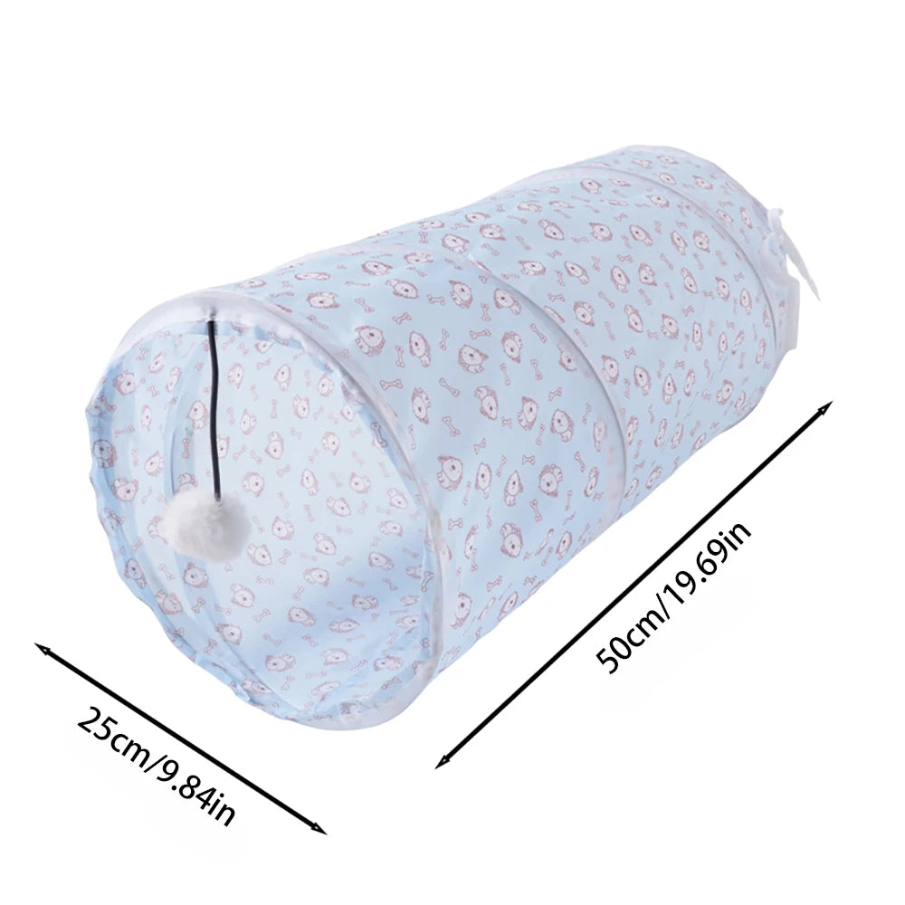 Foldable Cat Tunnel Tube | Interactive Play Toy for Cats & Kittens