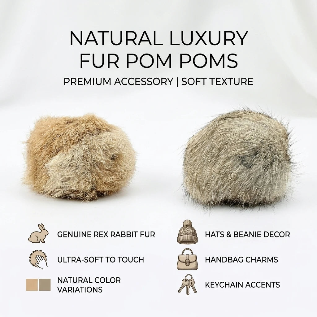 Rabbit Fur Catnip Ball Toy