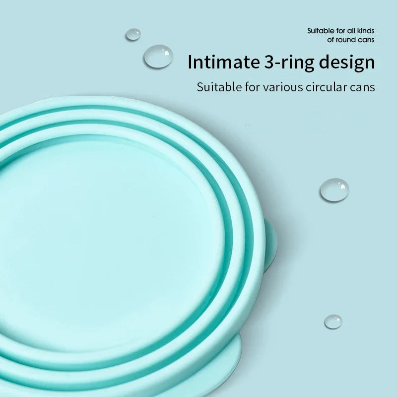 2-in-1 Silicone Pet Can Lid & Spoon
