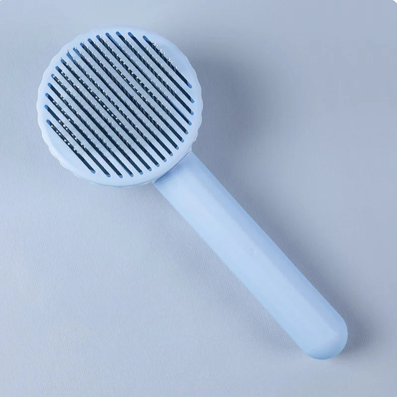 Self-Cleaning Pet Grooming Comb