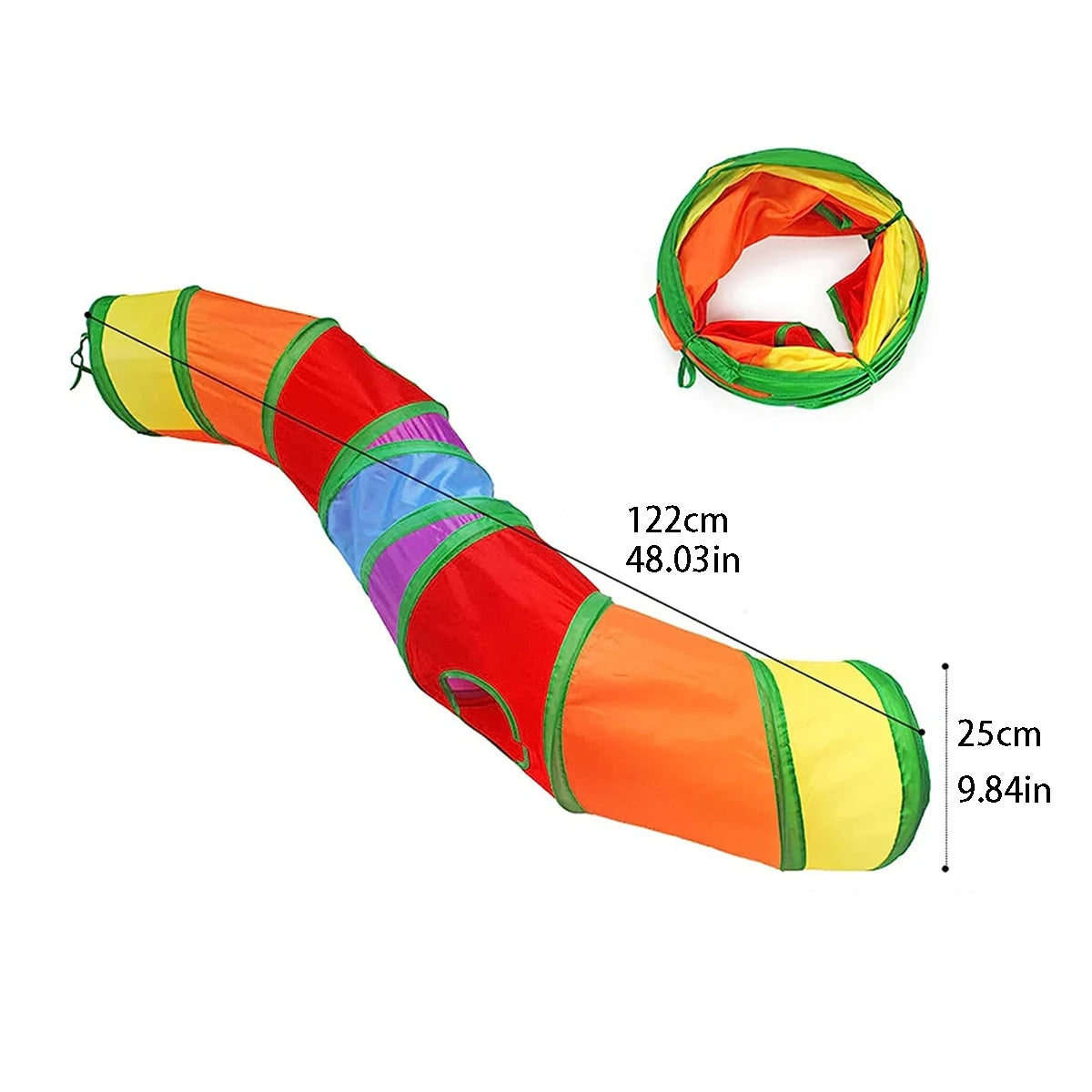 Foldable Cat Tunnel Tube | Interactive Play Toy for Cats & Kittens