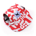 Dog Baseball Cap with Ear Holes