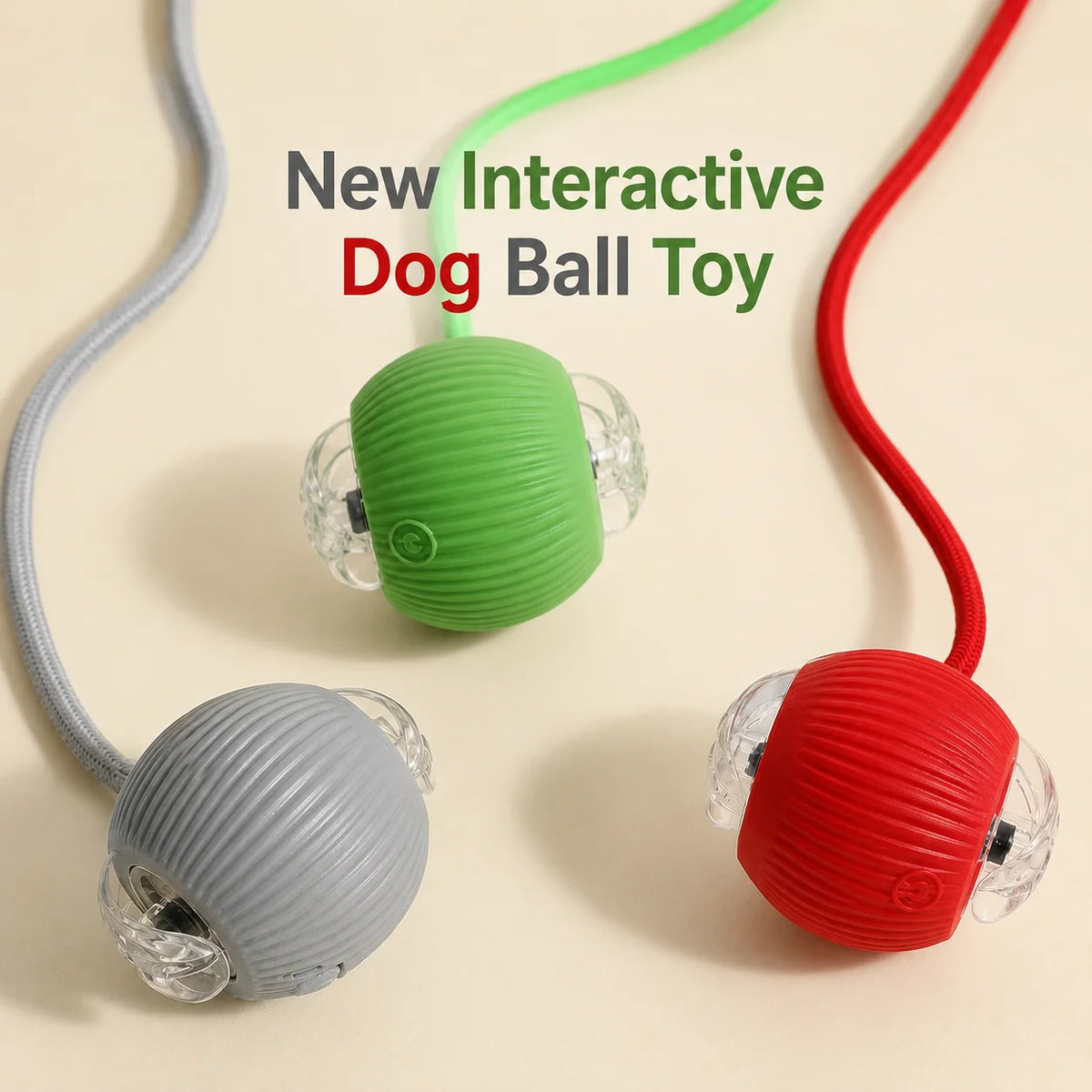 Smart Auto-Rolling Dog Ball Toy