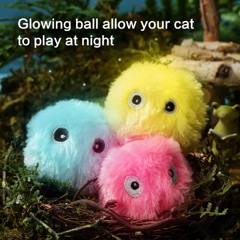 Electric Catnip Plush Ball Toy