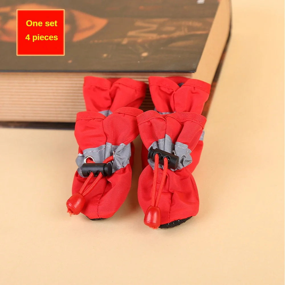 Waterproof Dog Rain Boots (4pcs)
