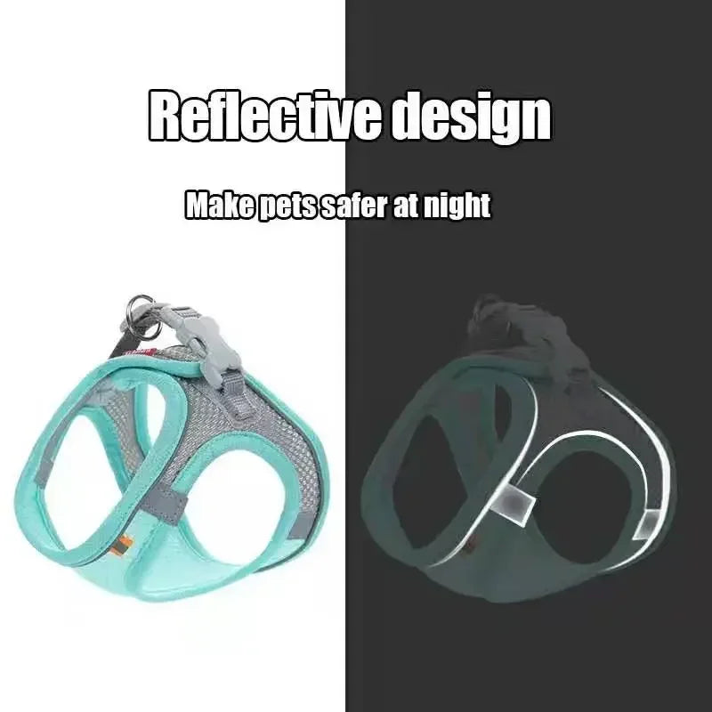 Breathable Small Dog Safety Harness Vest