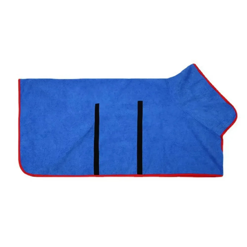 Quick-Dry Absorbent Dog Bathrobe