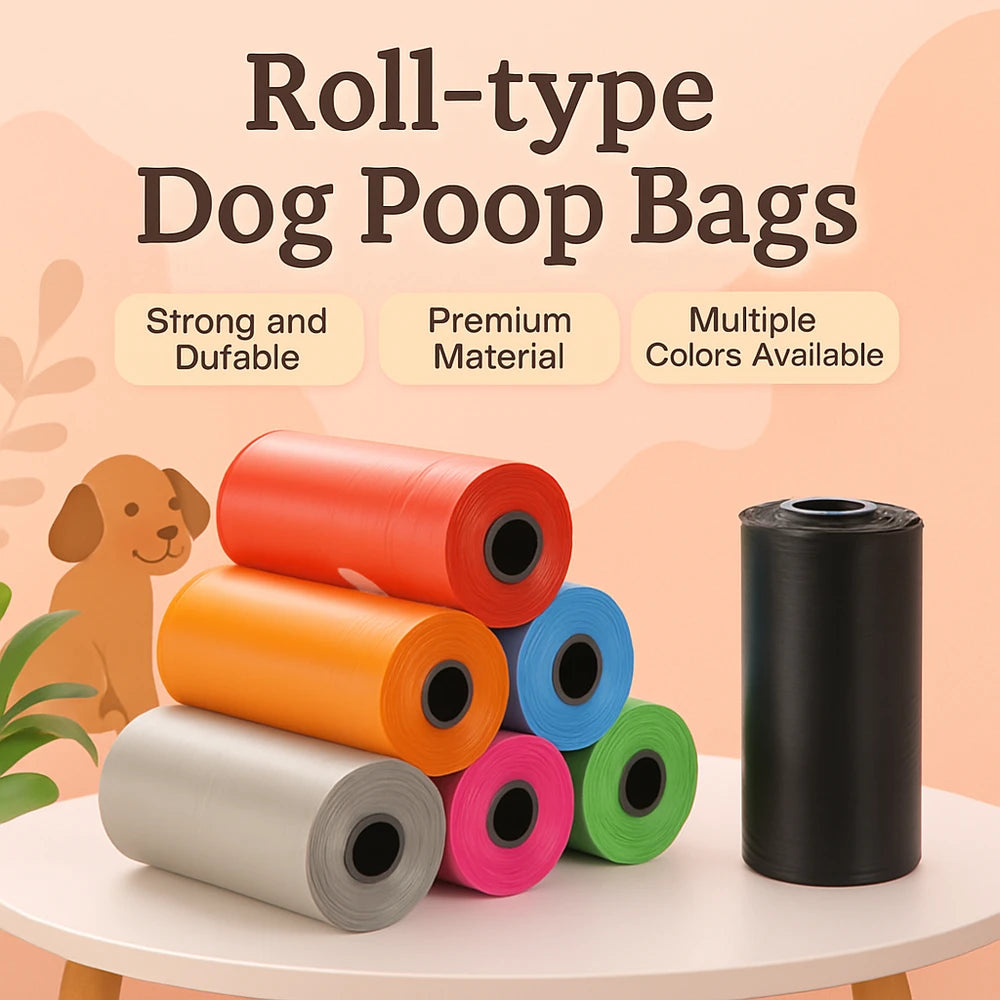 Continuous Roll Dog Poop Bags