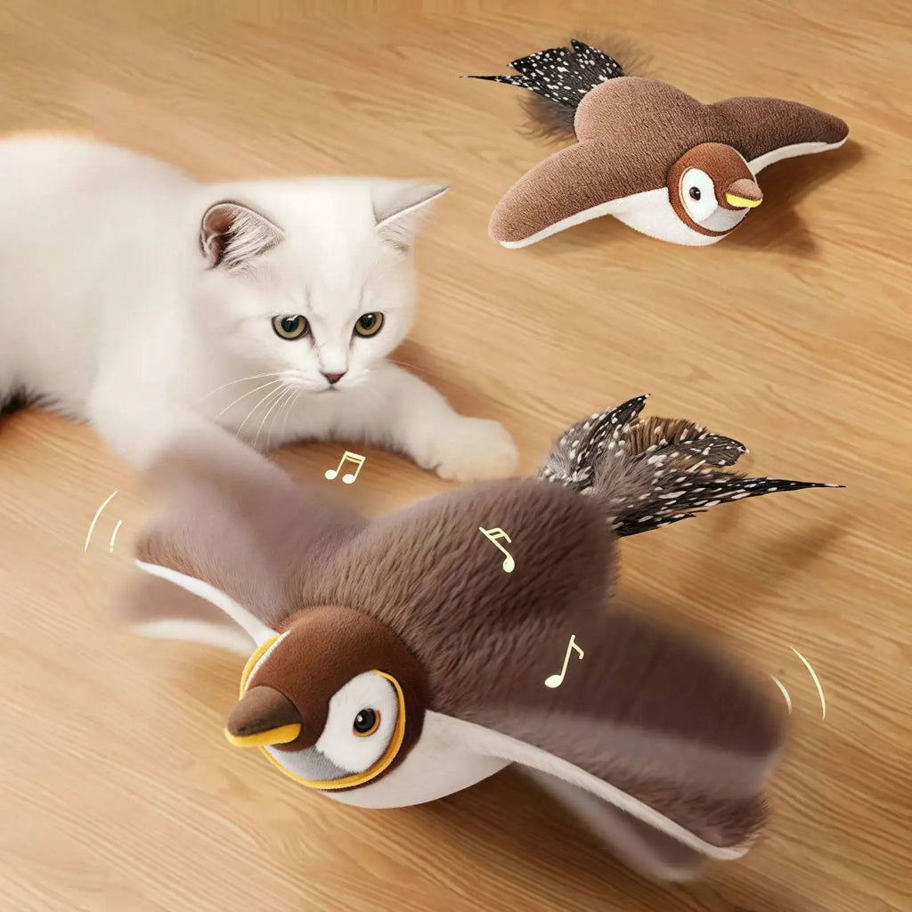 Interactive Flapping Bird Cat Toy