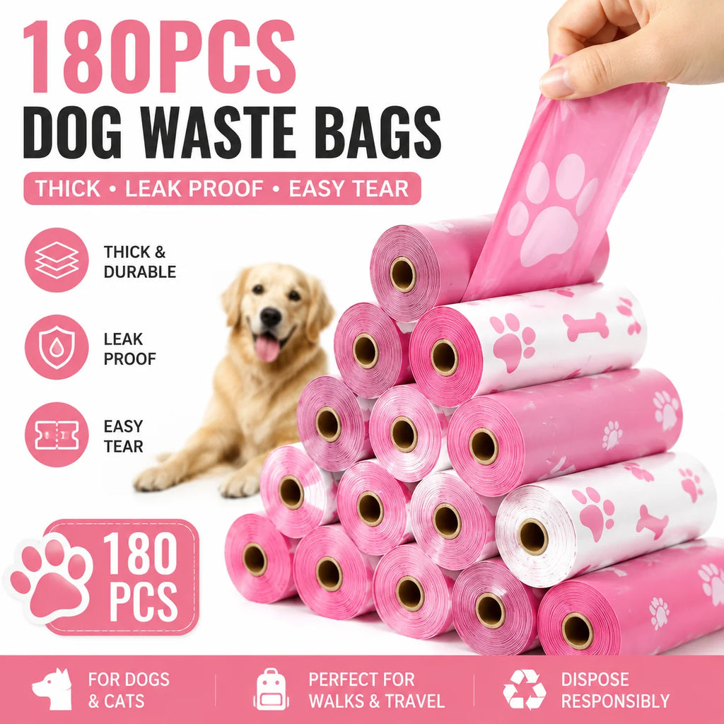 Dog Waste Bags (180pcs)