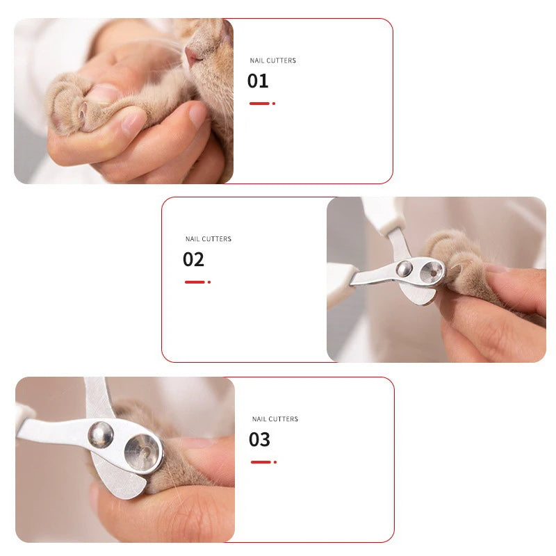 Pet Nail Clipper with LED Light