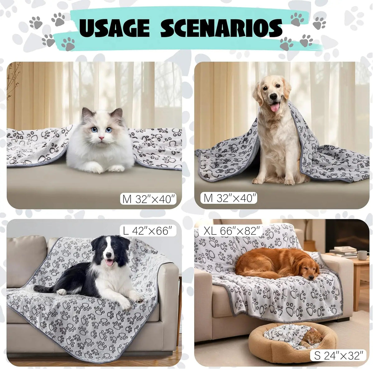 Soft Washable Pet Blanket