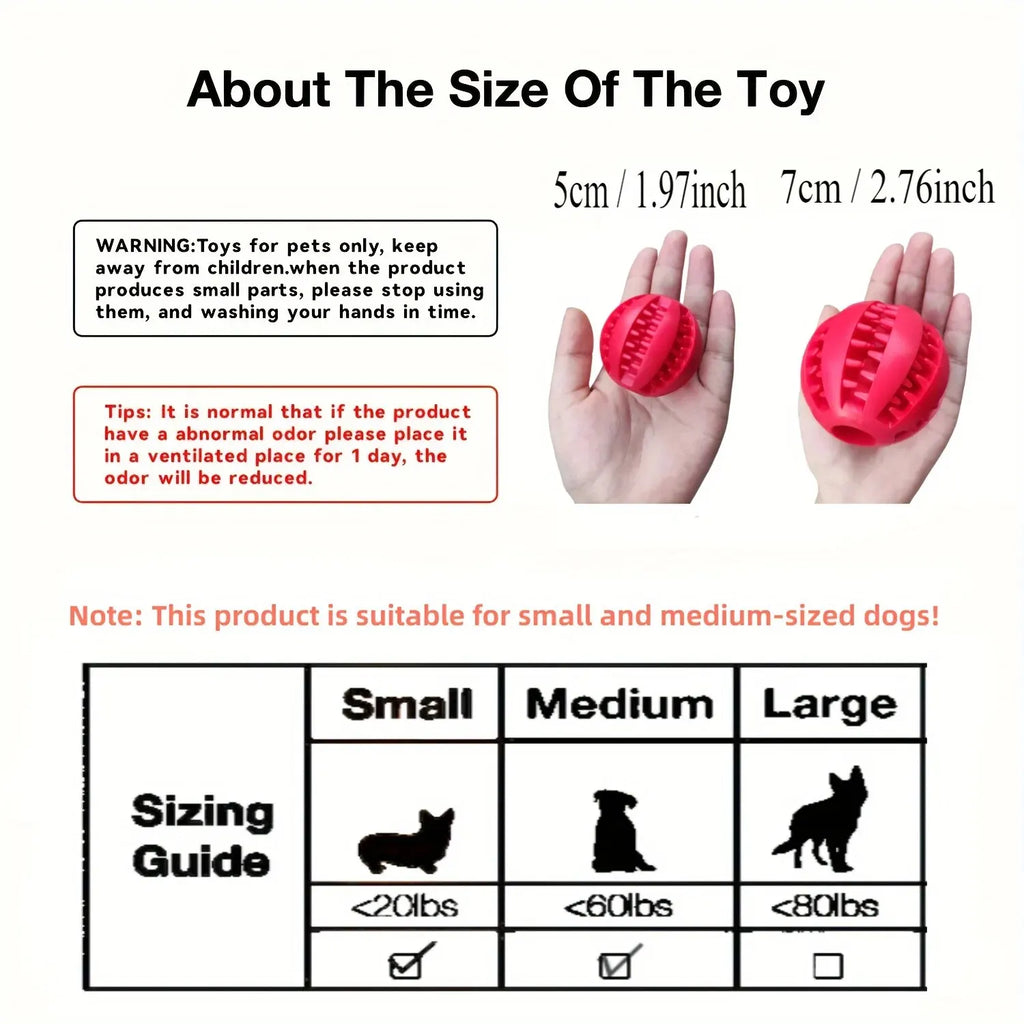 Treat Feeder Dog Chew Ball
