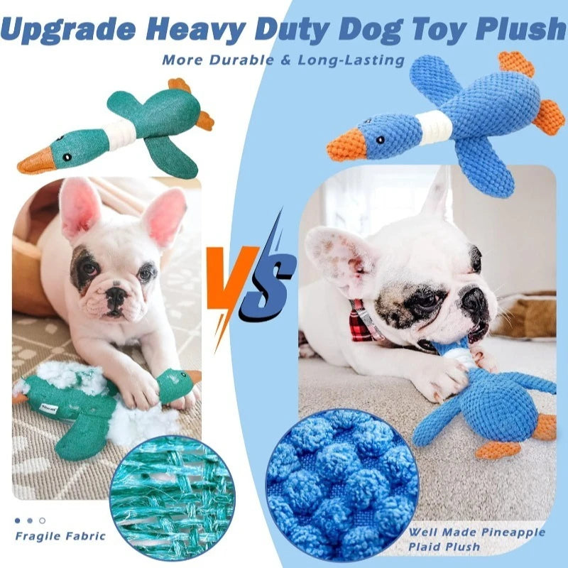 Aggressive Chewer Plush Squeaky Pet Toy