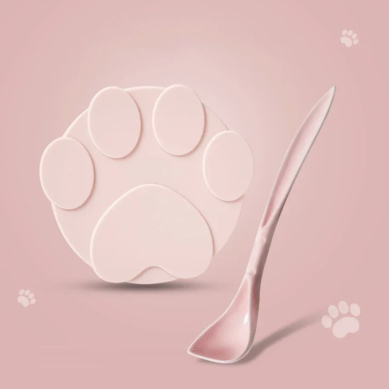 2-in-1 Silicone Pet Can Lid & Spoon