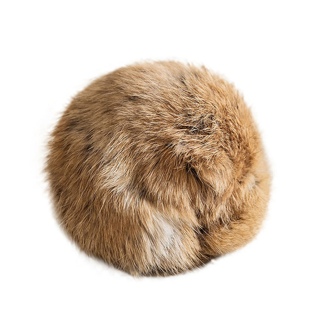 Rabbit Fur Catnip Ball Toy