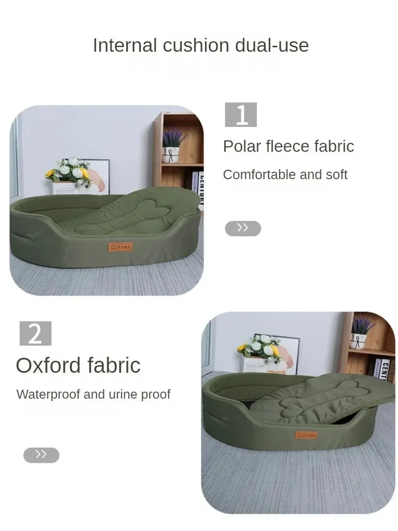 Fluffy Winter Pet Sofa Bed