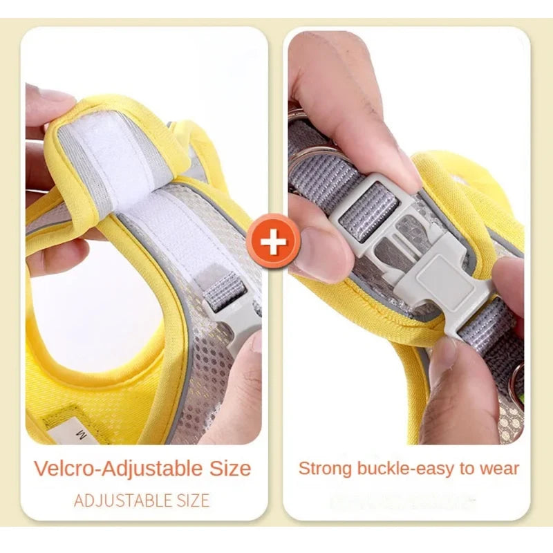 Reflective Breathable Dog Harness Vest