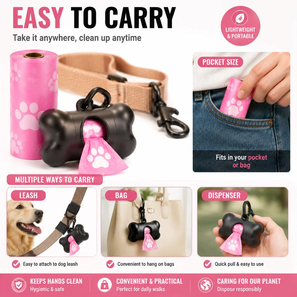 Dog Waste Bags (180pcs)
