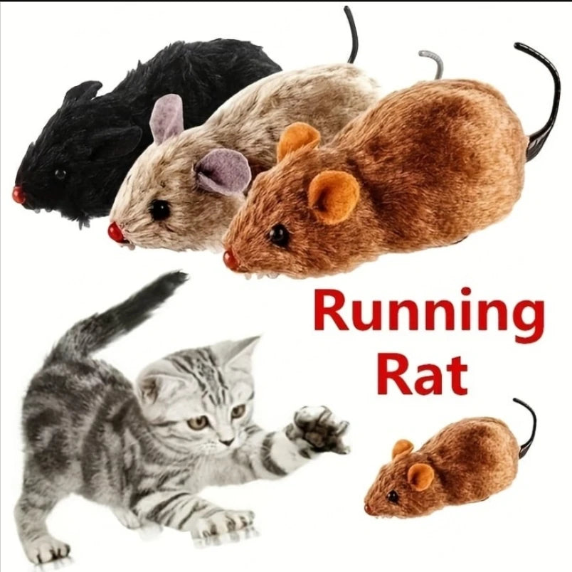Lifelike Plush Mouse Cat Toy