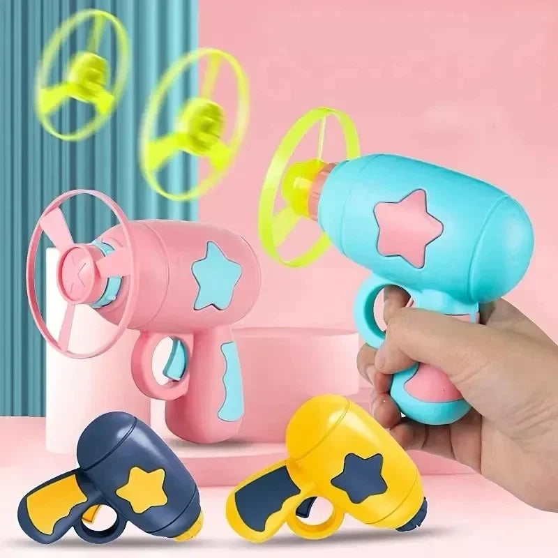 Mini Flying Disc Launcher Cat Toy