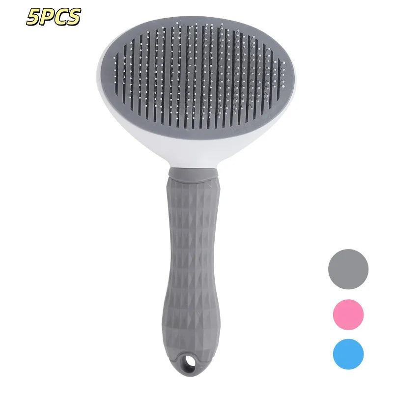 Self-Cleaning Pet Grooming Comb