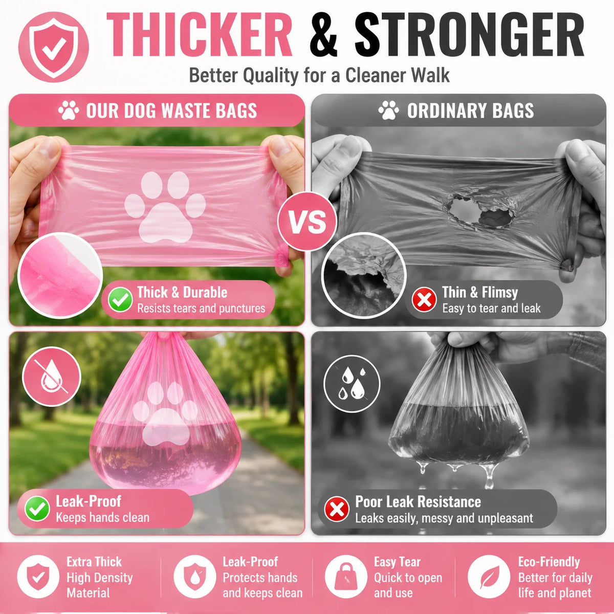 Dog Waste Bags (180pcs)