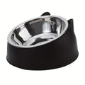 2-in-1 Stainless Steel Raised Pet Bowl