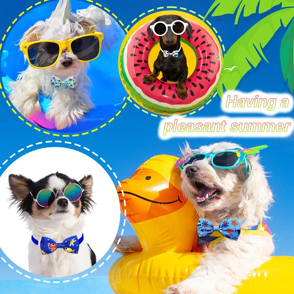 Dog Bow Tie Collar Set (20pcs)