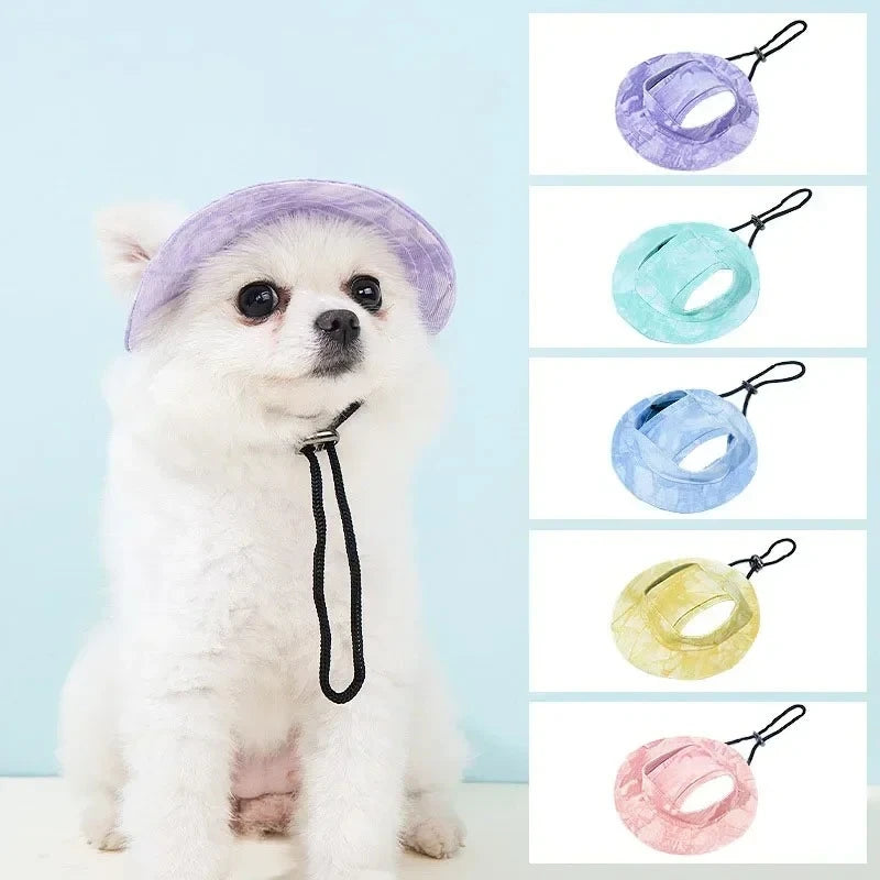 Pet Sun Hat with Ear Holes